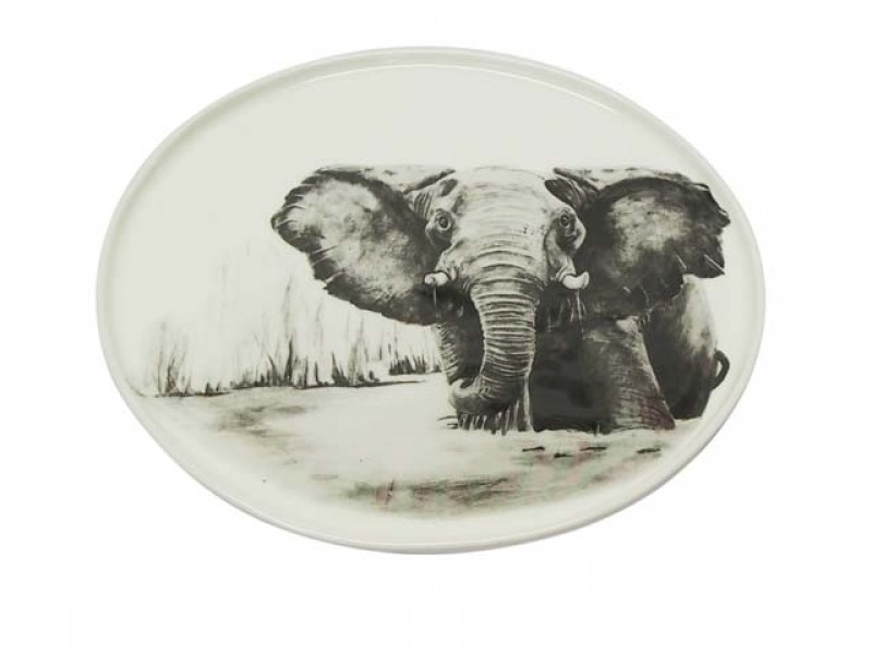 Ceramic Elephant Plate Ceramic Elephant Plate
